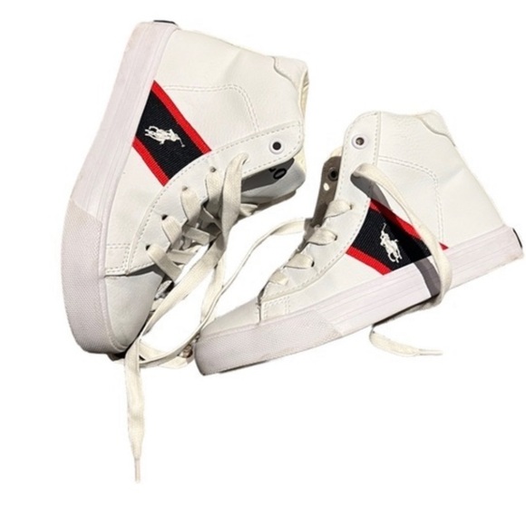 Polo Ralph Lauren Other - Polo Ralph Lauren Geoff high top sneakers (similar to Easten) with logo
